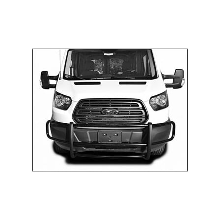 Trailfx GRILL GUARD Powder Coated Gloss Black Steel 112 Inch Diameter With Brush Guard Without Skid P E0027B